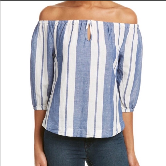 Young fabulous & broke off shoulder top size large - Picture 1 of 6